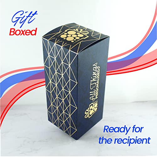 Personalised Engraved 350ml/11.8floz Pink Wine Glass with Spiral Cut Design and Diamante Finish - Comes in Gift Box Ready for Presentation to Recipient.