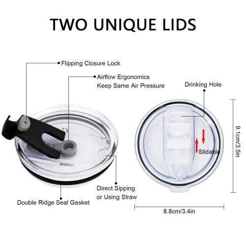 Livole Funny Gifts for Women, Her, Best Friends, Mothers Day Gifts for Mum, Wife, Christmas Presents, Fox Coffee Cup, 20oz Camping Travel Mug with Lid Straw, Vacuum Insulated Thermal Cup, Rose Gold