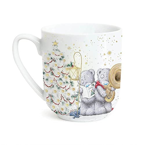 Me To You Bear Magic of Christmas Signature Collection Gift Boxed Acrylic Mug, XGM01010, Blue,grey