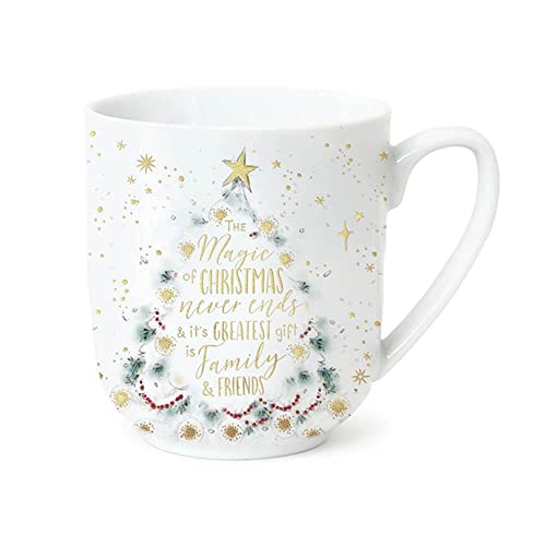 Me To You Bear Magic of Christmas Signature Collection Gift Boxed Acrylic Mug, XGM01010, Blue,grey