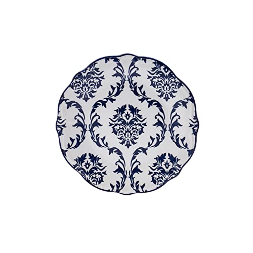 Karaca Maren Plate Set for 6 People, Porcelain, 24 Pcs of Crockery and Plates, Chic Table Service Set, Elegant Set for Daily Use and Special Occasions