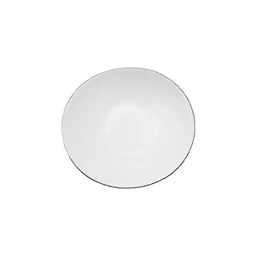 Karaca Pure 24-Piece Table Service Crockery Set for 6 People, Glass, Large Flat Plates, Dinner Plates, Cake Plates, Dessert Plates