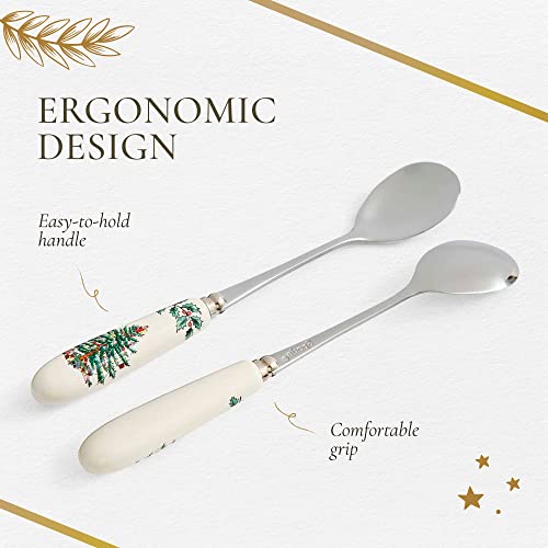 Spode Christmas Tree Tea Spoon, Set of 6 (Multicolor)