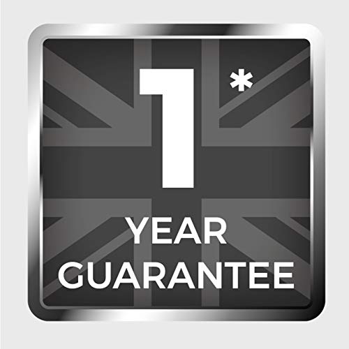 Tower T867002MNB Empire 16 Piece Dinnerware Set, Stoneware, Midnight Blue and Brass