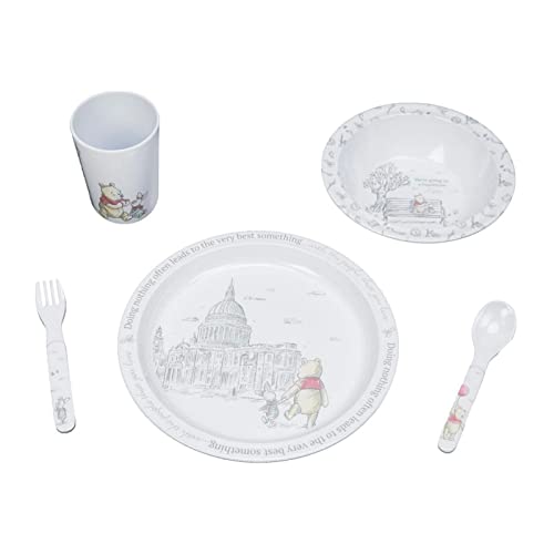 Disney Christopher Robin 5 Piece Melamine Crockery Set Di519