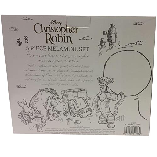Disney Christopher Robin 5 Piece Melamine Crockery Set Di519