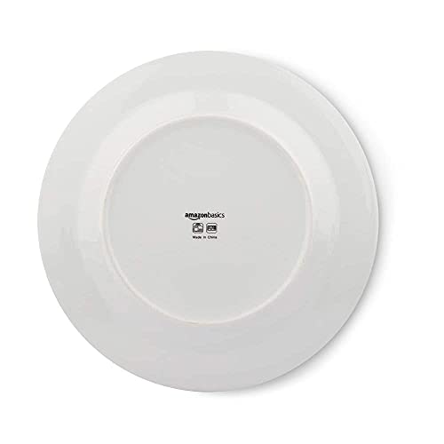 Amazon Basics 18-Piece Dinnerware Set - Swirl, Service for 6