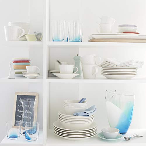 Royal Doulton 1815 1815TW25098 Pc Dinnerware Set, White, Porcelain, 16-Piece