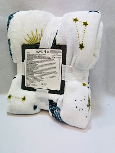 Licensed Primark Harry Potter Hogwarts Bed Throw Navy Blue Soft Cosy Warm Winter Blanket Home Decor 120 x 150cm