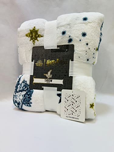 Licensed Primark Harry Potter Hogwarts Bed Throw Navy Blue Soft Cosy Warm Winter Blanket Home Decor 120 x 150cm