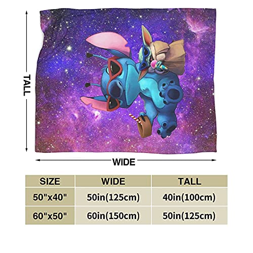 Fnigst Pillow Cartoon Blanket Ultra-soft Micro Fleece Blanket Soft and Warm Digitally Printed Blanket Flannel Blanket Christmas Birthday Present Present 50X40 Inch