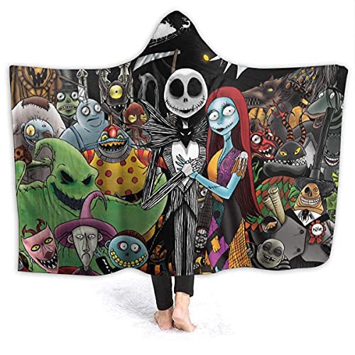 N A The Nightmare Before Christmas Fleece Throw Blanket Soft and Warm Flannel Blanket for Couch Sofa，Bed 60"X50"