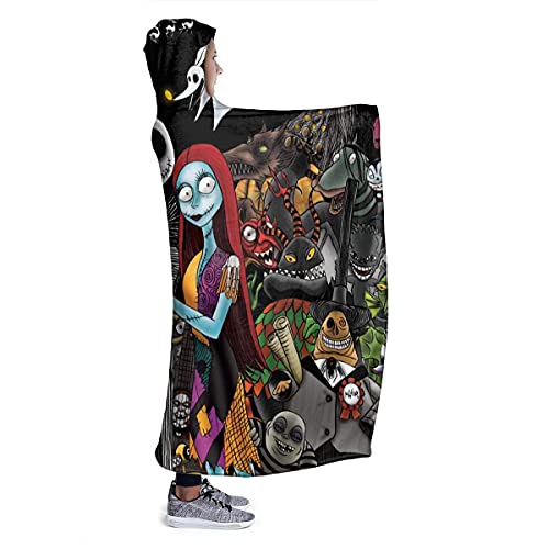 N A The Nightmare Before Christmas Fleece Throw Blanket Soft and Warm Flannel Blanket for Couch Sofa，Bed 60"X50"