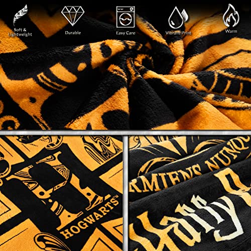 Harry Potter Throw Blanket, Hogwarts Fleece Blanket