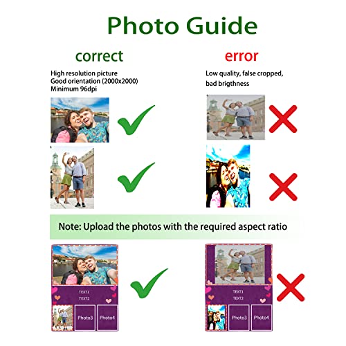 Elaike Custom Photo Blankets for Mom, Christmas Customized Throw Blankets with Pictures, Personalized Birthday Gifts for Mother in Law, Kids, Grandma - 9 Photos Collage