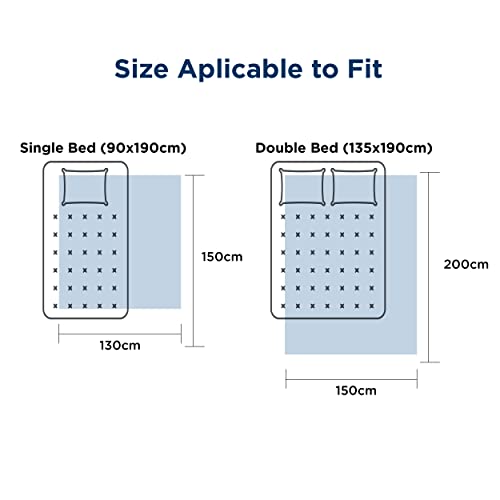 Bedsure Sherpa Fleece Throw Blanket - Fluffy Fuzzy Soft Warm Jacquard Coral Fleece Blanket for Sofa, Bed and Couch, Single, Grey, 130x150 cm