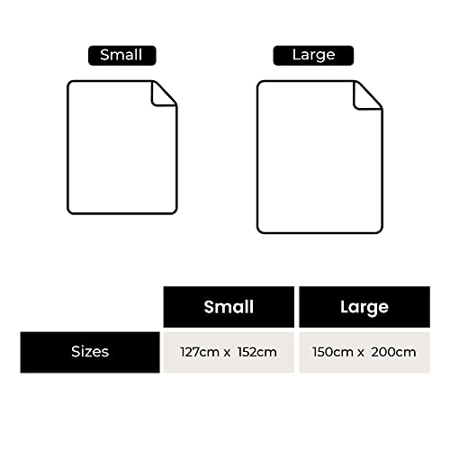 Noel Velosso Tartan Check Polar Fleece, Throw Blanket, Suitable for Chair or Bed, Machine Washable, 127cm x 152cm (Ochre Check)