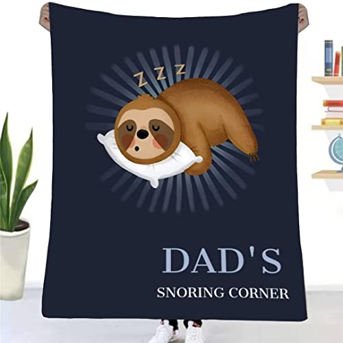 EIMOPE Flannel Blanket Gifts for Dad from Daughter son, Super Soft Cozy Fleece Throw Blanket, Sofa Blanket Gifts for Dad on Christmas Father's Day Birthday Thanksgiving