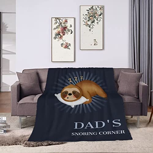 EIMOPE Flannel Blanket Gifts for Dad from Daughter son, Super Soft Cozy Fleece Throw Blanket, Sofa Blanket Gifts for Dad on Christmas Father's Day Birthday Thanksgiving
