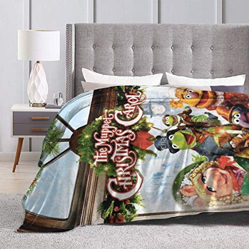Engshi The Muppet Christmas Carol Blanket,Flannel Throw Blanket Ultra Soft Micro Fleece Blanket Bed Couch Living Room
