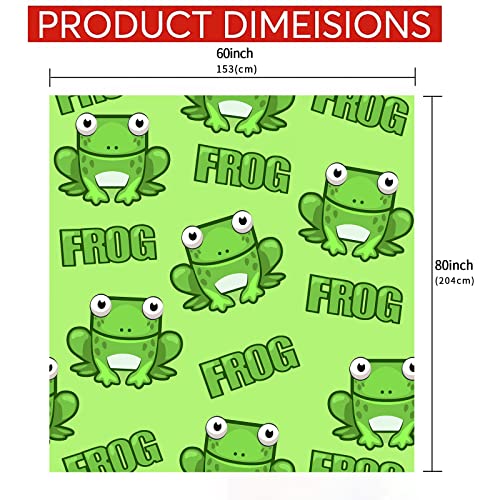 Abaysto Flannel Throw Blanket,Aerobics Frog Soft Fluffy Blanket for Bed Sofa Couch,Great Gift for Christmas/Thanksgiving