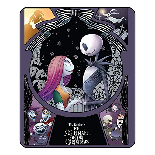 Soft Warm Kids Adults Fleece Throw Blanket,Nightmare Before Christmas Throw Blanket for Couple,Skull Bedding for Bed Couch,Soft Microfiber,150×200 cm