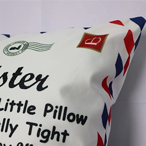 AUTUCAU Gifts from Sister Cushion Cover Pillowcase Throw Pillow Cover for Sister Birthday Christmas