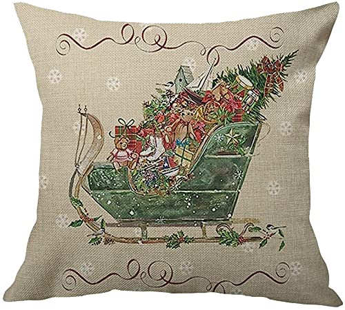 Hangood 4pcs Throw Pillow Case 40cmx40cm Cushion Covers Cover Set Christmas XMAS 16x16inch