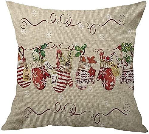 Hangood 4pcs Throw Pillow Case 40cmx40cm Cushion Covers Cover Set Christmas XMAS 16x16inch