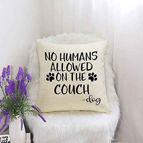 Dog Lover Gift Funny Lovely Dog Cushion Cover Throw Pillow Cover Dog Mom Dad Gift Christmas Birthday Present Decorative Pillow Case Pillowcase for Sofa Home Office Square 18X18 Inches