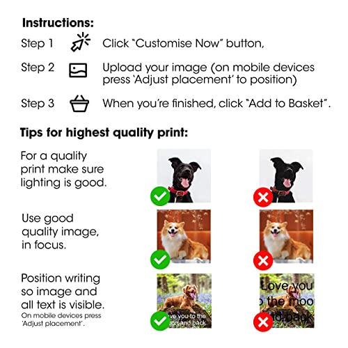 Hippowarehouse Personalised Cushion Any Text Any Image Photo VARIOUS OPTIONS AVAILABLE Personalised Photo Sequin Cushion Pillow Optional Infill Gift Present Valentines Christmas