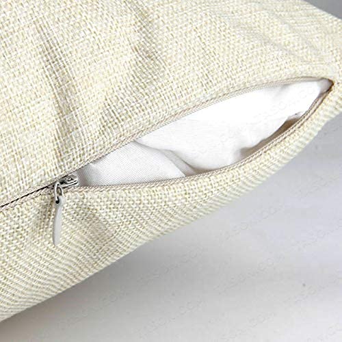 LEMROE Christmas Pillow Covers 18 x 18 4 Pack Square Cushion Covers with Invisible Zipper for Living Room Sofa Bedroom Christmas Decoratives