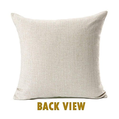 GSPIRIT Christmas Pillow Covers 18 x 18 Inches Set of 4 - Xmas Series Cushion Cover Decorative Throw Pillow Covers for Home Christmas Decor (F)