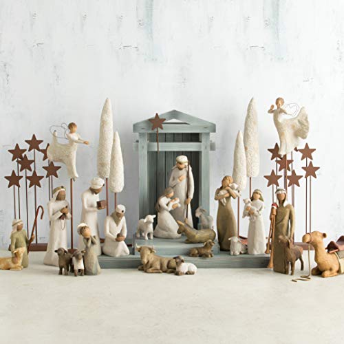 Willow Tree Nativity Figurine, 6 Piece Nativity, Natural