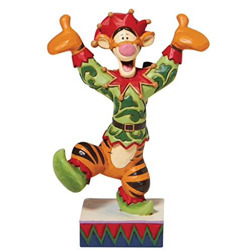 Disney Traditions Christmas Tigger Figurine 12cm Multicoloured 6008983