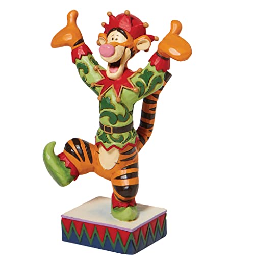 Disney Traditions Christmas Tigger Figurine 12cm Multicoloured 6008983