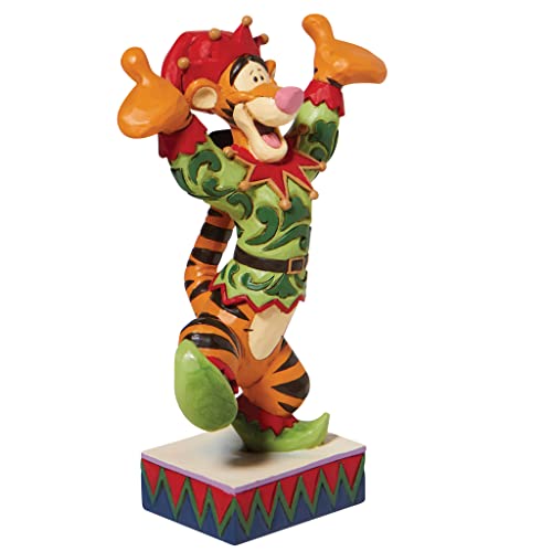 Disney Traditions Christmas Tigger Figurine 12cm Multicoloured 6008983