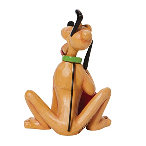 Disney Traditions Pluto Heart Mini Figurine, height 9 cm