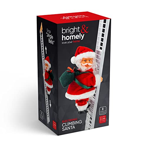 Vivo Electric Climbing Ladder Santa Claus Christmas Xmas Music Figurine Party Decor