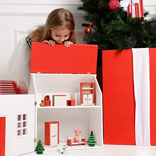 The Twiddlers - 30 Miniature Christmas Figurines - Mini Resin Doll House Figures, Xmas Tree Decorations & Ornaments