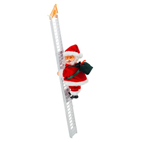 Vivo Electric Climbing Ladder Santa Claus Christmas Xmas Music Figurine Party Decor