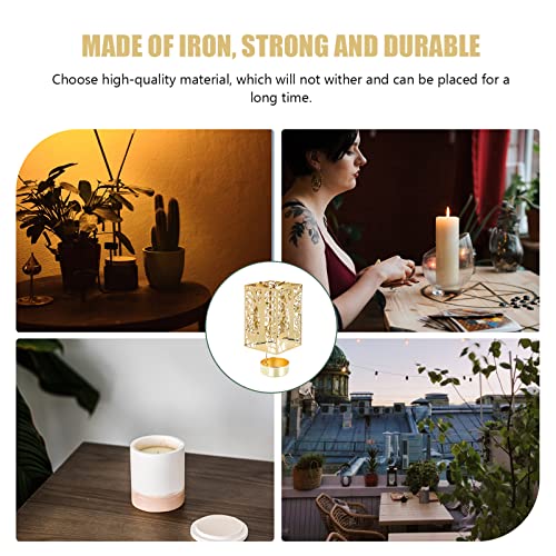 Luxshiny Rotary Candle Holder Candleholder, Metal Rotating Tea Light Candlestick Silhouette Carousel Candle Holder Xmas Wedding Party Table Centerpieces Decor Golden