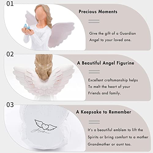 Angel of Healing Guardian Angel Figurine Butterfly Figurines Gifts of Freedom Angel Gift for Christmas Angel Collectible Figurine Home Decorative Gift to Show Love, Gratitude