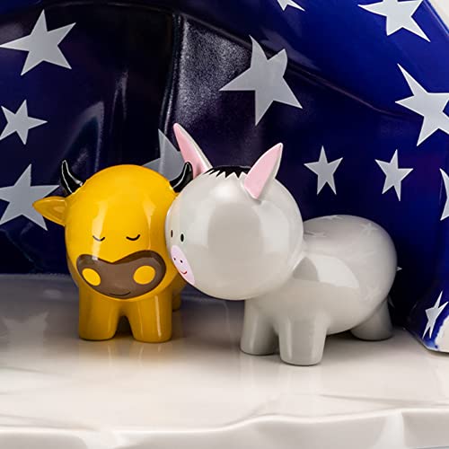 Alessi Hand Decorated Design Nativity Scene with Holy Family Figurines, porcelain, White, Set of 5