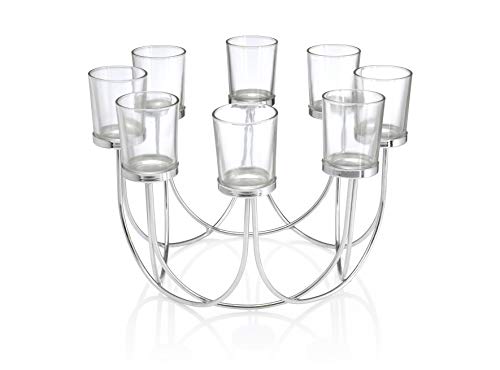 Beautiful Tea Light Glass Candle Holder Wedding Christmas Table Centrepiece Decoration