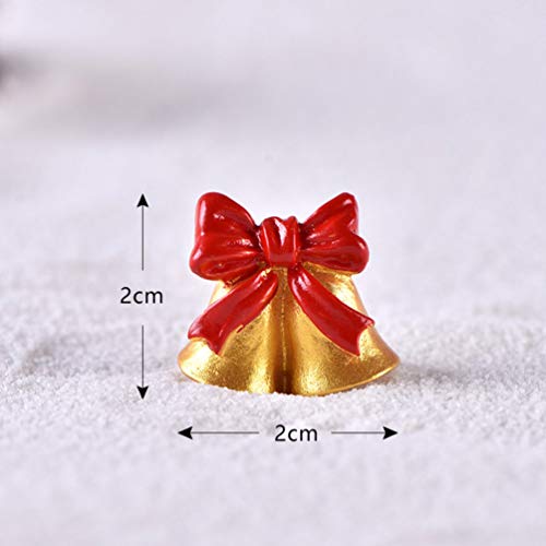 BESPORTBLE 23 Pcs Christmas Resin Miniature Mini Christmas Figurines Artificial Landscape Decoration Resin Craft Adornment