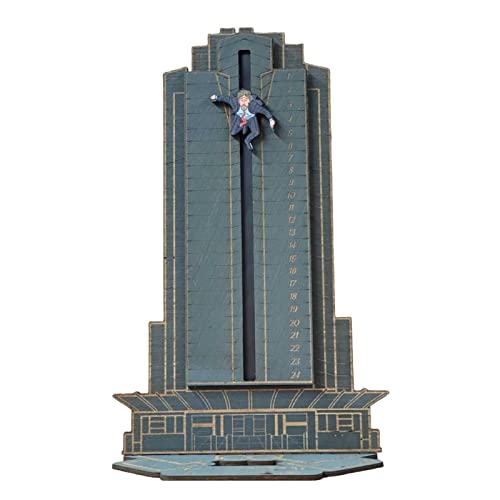 Firulab Die Hard Advent Calendar, Hans Gruber Falling off Nakatomi Plaza, Christmas Advent Calendar for Tabletop Wooden Home Oudoor Decorations Funny Gift