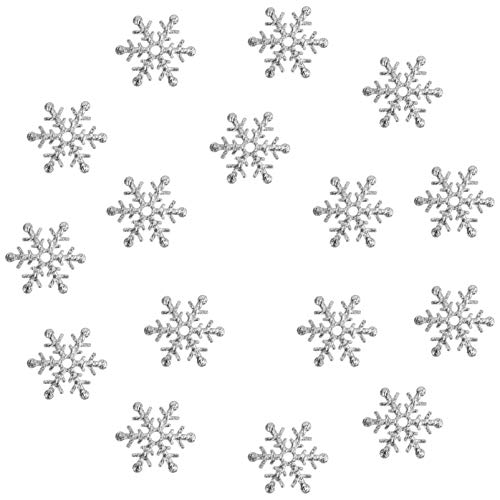 ABOOFAN 600Pcs Snowflakes Confetti Christmas Confetti Party Table Scatter Tabletop Decorations for Christmas Wonderland Winter Frozen Party