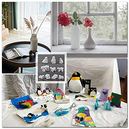 NA 10 Pcs Simulation Polar Bear Figures Simulated Polar Bear Cake Decorations Tabletop Ornaments for Decorating Cakes, Tabletops