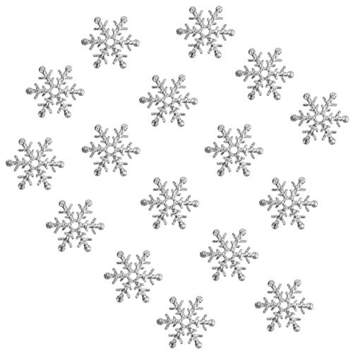 ABOOFAN 600Pcs Snowflakes Confetti Christmas Confetti Party Table Scatter Tabletop Decorations for Christmas Wonderland Winter Frozen Party